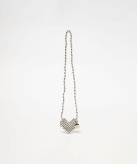 SY/＜SY＞ ハートビーズネックチャーム/ネックレス