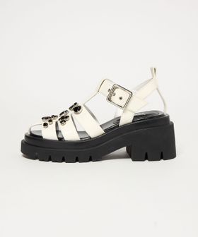 SY/＜SY＞ ビジューグルカ サンダル75↑/サンダル