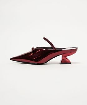 SY/＜SY＞ シェイプヒールリボンミュール サンダル50↑/サンダル