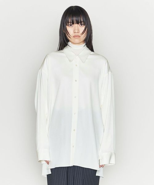ASTRAET アストラット　ケープスリーブ レギュラーカラーシャツ ASTRAET＞ケープスリーブ レギュラーカラーシャツ