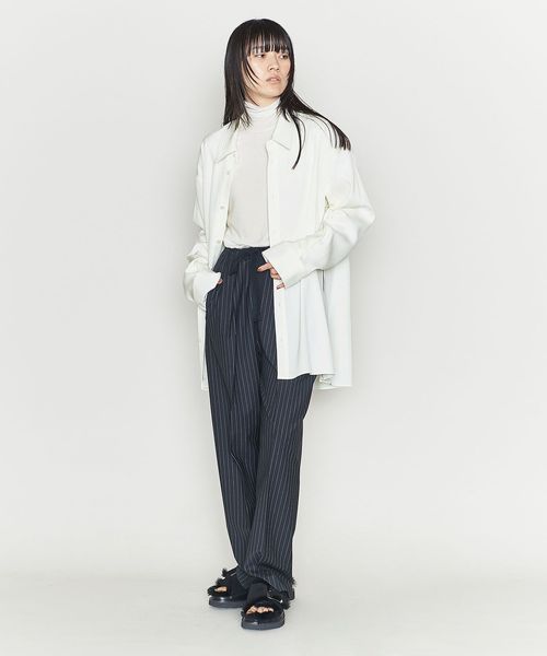 ASTRAET アストラット　ケープスリーブ レギュラーカラーシャツ ASTRAET＞ケープスリーブ レギュラーカラーシャツ