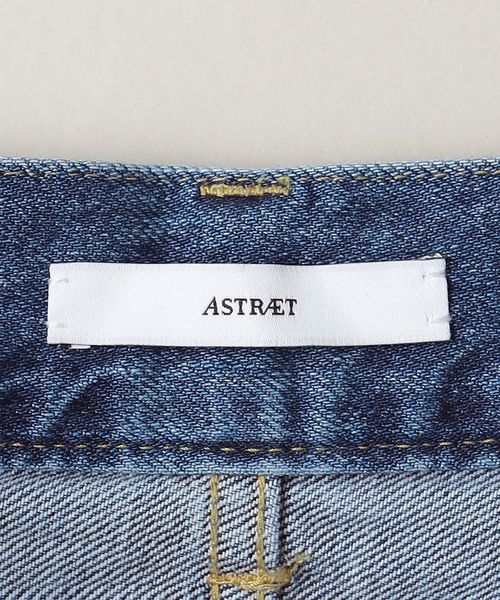 ＜ASTRAET＞CO タック ワイド デニムパンツ ASTRAET（アストラット）の「＜ASTRAET＞CO タック ワイド