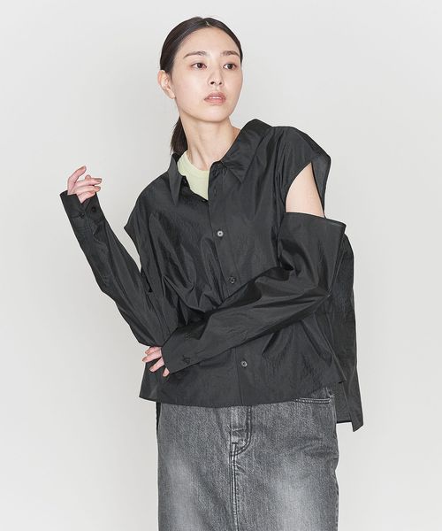ASTRAET/＜ASTRAET＞ポリエステル オープンショルダーブラウス/シャツ / ブラウス