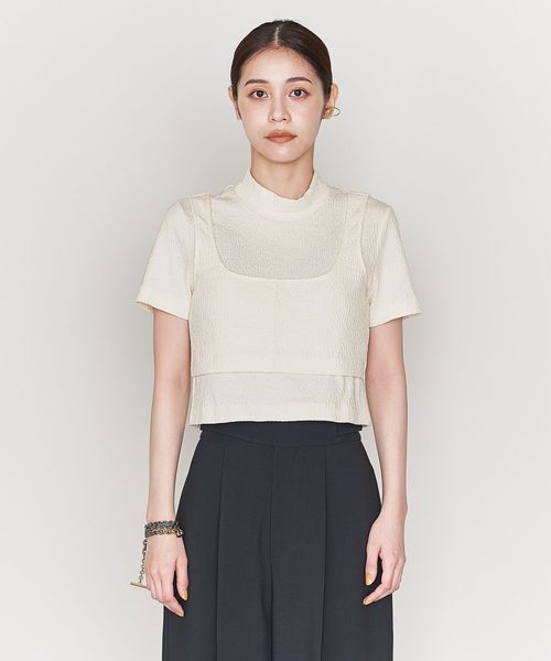 ASTRAET＞ジャカード ショートタンクトップ