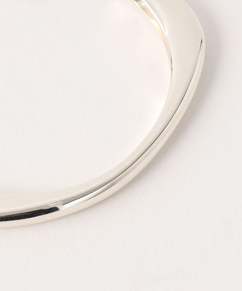 週末最終価格　未使用　BYOKA ビョーカ　シルバーブレスレット　バングル BYOKA＞PEBBLE バングル SV