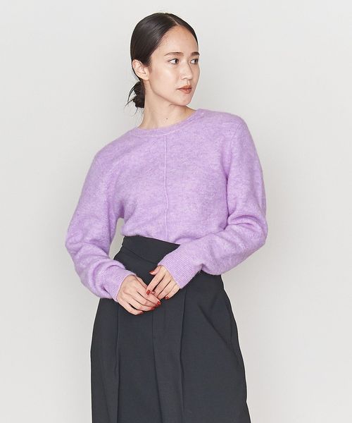 ASTRAET＞7G バックU クルーネックニット