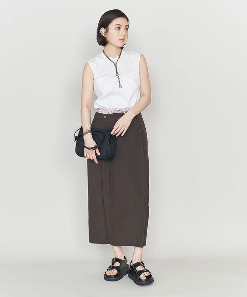 ASTRAET＞コンビ レイヤード タイトスカート