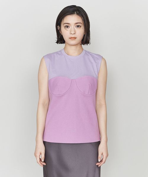 ASTRAET◆トップス/FREE/ポリエステル/CRM/無地/5416-270-0154-0300 ◇アシンメトリ―カットアウトトップス（カットソー） | GALLEST