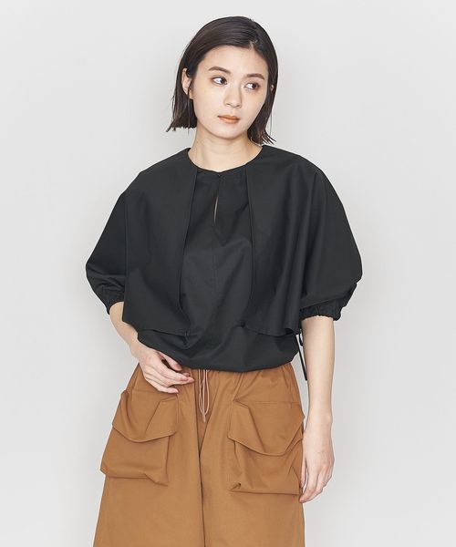 ASTRAT ケープ クルーネックブラウス UNITED ARROWS LTD. OUTLET｜<ASTRAET>ケープ クルーネック