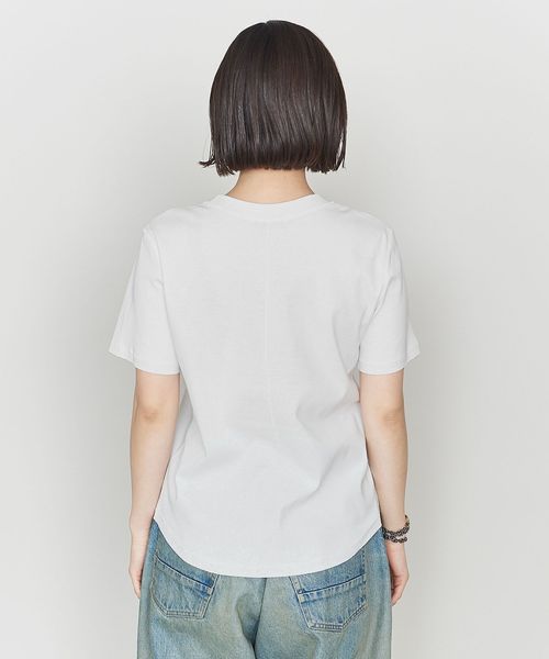 <ASTRAET>コットン フライス シアー クルーネックTシャツ ASTRAET＞フライス クルーネックTシャツ