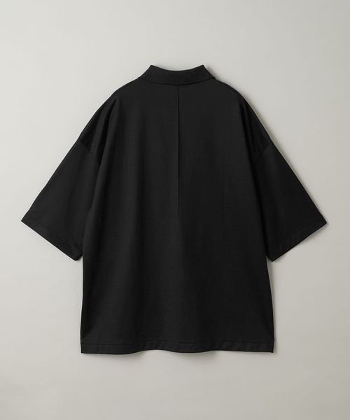 UNITED ARROWS ジャンベルカ ポロシャツ　ブラック　サイズL ジャンベルカ ポロシャツ