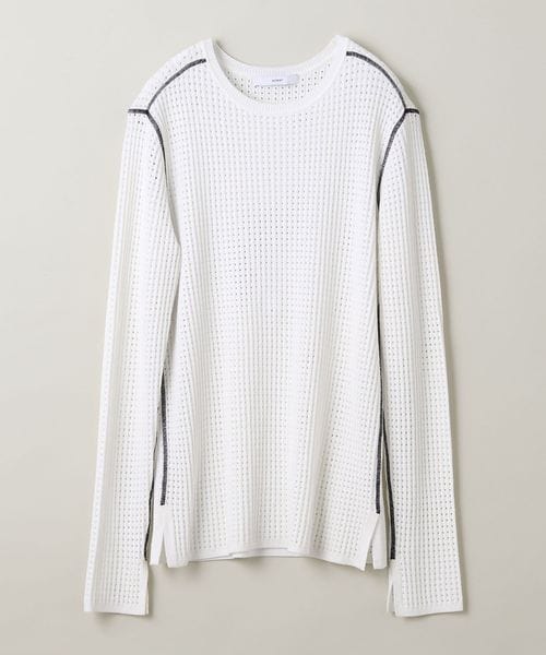 ASTRAET/＜ASTRAET＞ステッチ リブ クルーネックニット UNISEX/ニット / セーター