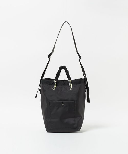 zattuPATA―LQ/黒 エコバッグ ドローストリング付き zattuPATA―LQ/黒 エコバッグ ドローストリング付き メンズ