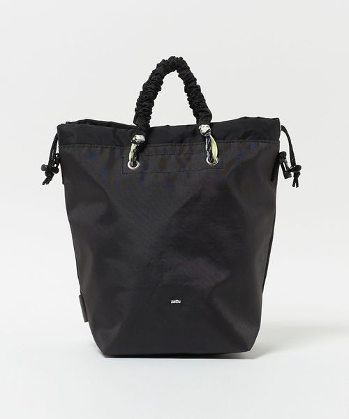 zattuPATA―LQ/黒 エコバッグ ドローストリング付き zattuPATA―LQ/黒 エコバッグ ドローストリング付き zattuPATA―LQ