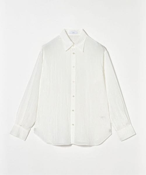 ブラウス シャツ 「ASTRAET」ストライプ シアー レギュラーカラーシャツ UNISEX レディース ASTRAET ブラウス シャツ 「ASTRAET」ストライプ シアー