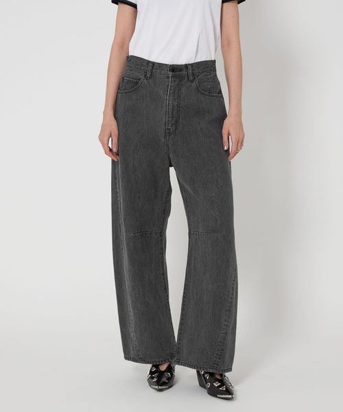 ASTRAET＞13オンス ルーファ ブラックデニムパンツ UNISEX