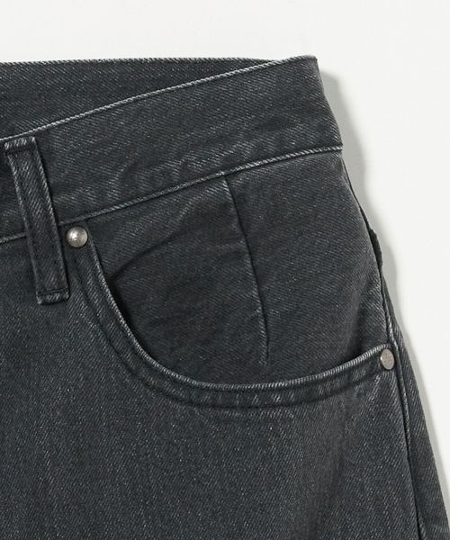 【美品】ASTRAET 定価4.4万13オンス ルーファ デニムパンツ ASTRAET＞13オンス ルーファ ブラックデニムパンツ UNISEX