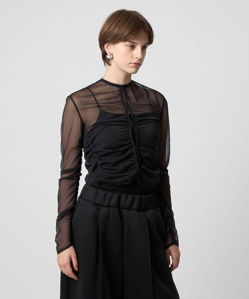 お値下げ！shetokyo シートーキョー デミシアーカーデ 1 美品 ブルー お値下げ！shetokyo シートーキョー デミシアーカーデ 1 美品