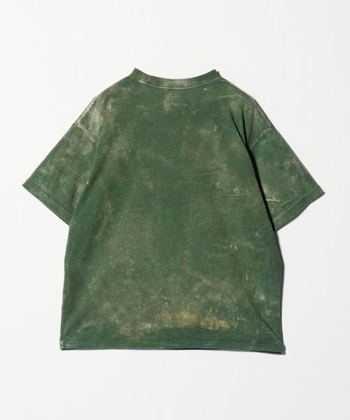 ASTRAET＞コットン アシッド クルーネックTシャツ