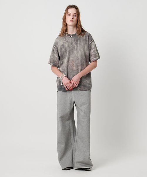 ★ ★ アシッドウォッシュ クルーネック Tシャツ alexanderwang アレキサンダーワング ハイツイストジャージー