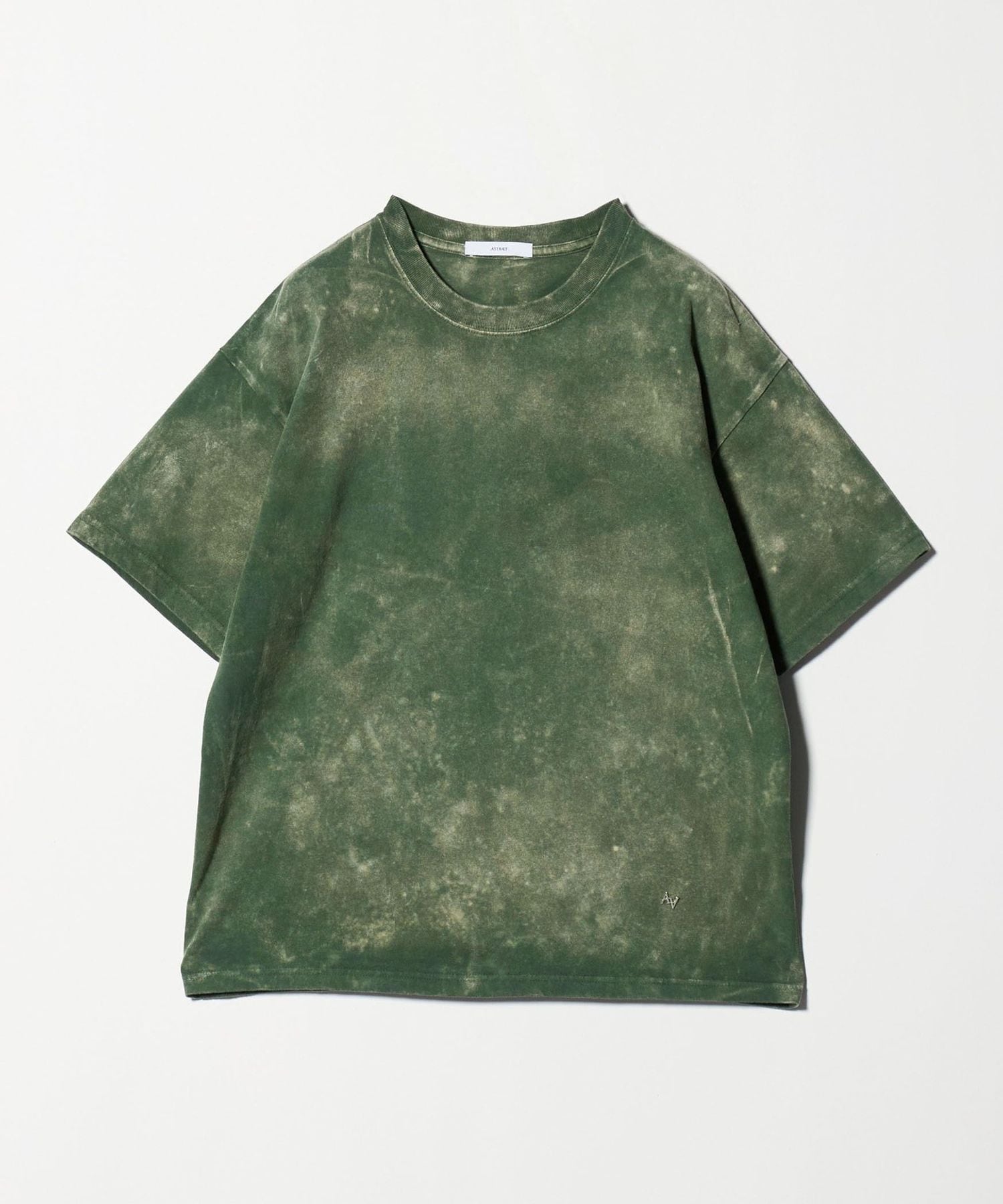 ASTRAET＞コットン アシッド クルーネックTシャツ
