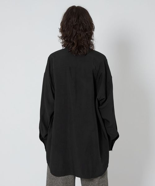 ブラウス シャツ 「ASTRAET」2ポケット ソデターンアップシャツ UNISEX レディース メンズ ASTRAET＞2ポケット ソデターンアップシャツ UNISEX