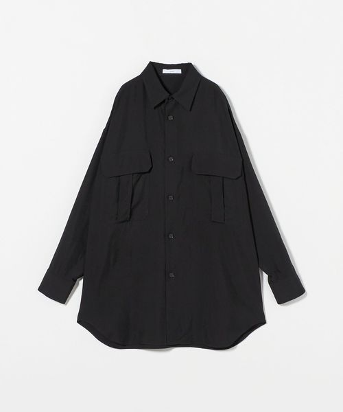 BLURHMS×UNITED ARROWSチャイナシャツジャケットブラック黒 BLURHMS×UNITED ARROWSチャイナシャツジャケットブラック黒