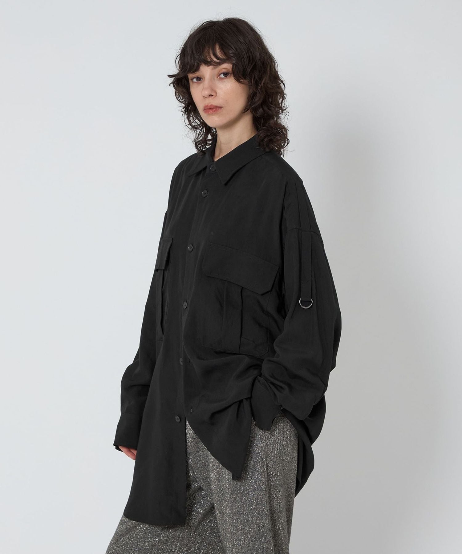 ASTRAET＞2ポケット ソデターンアップシャツ UNISEX