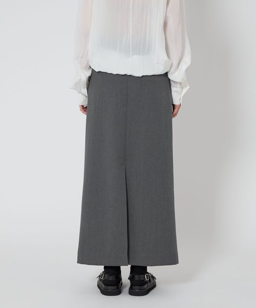 ASTRAET＞ウエストドローコード スリット タイトスカート