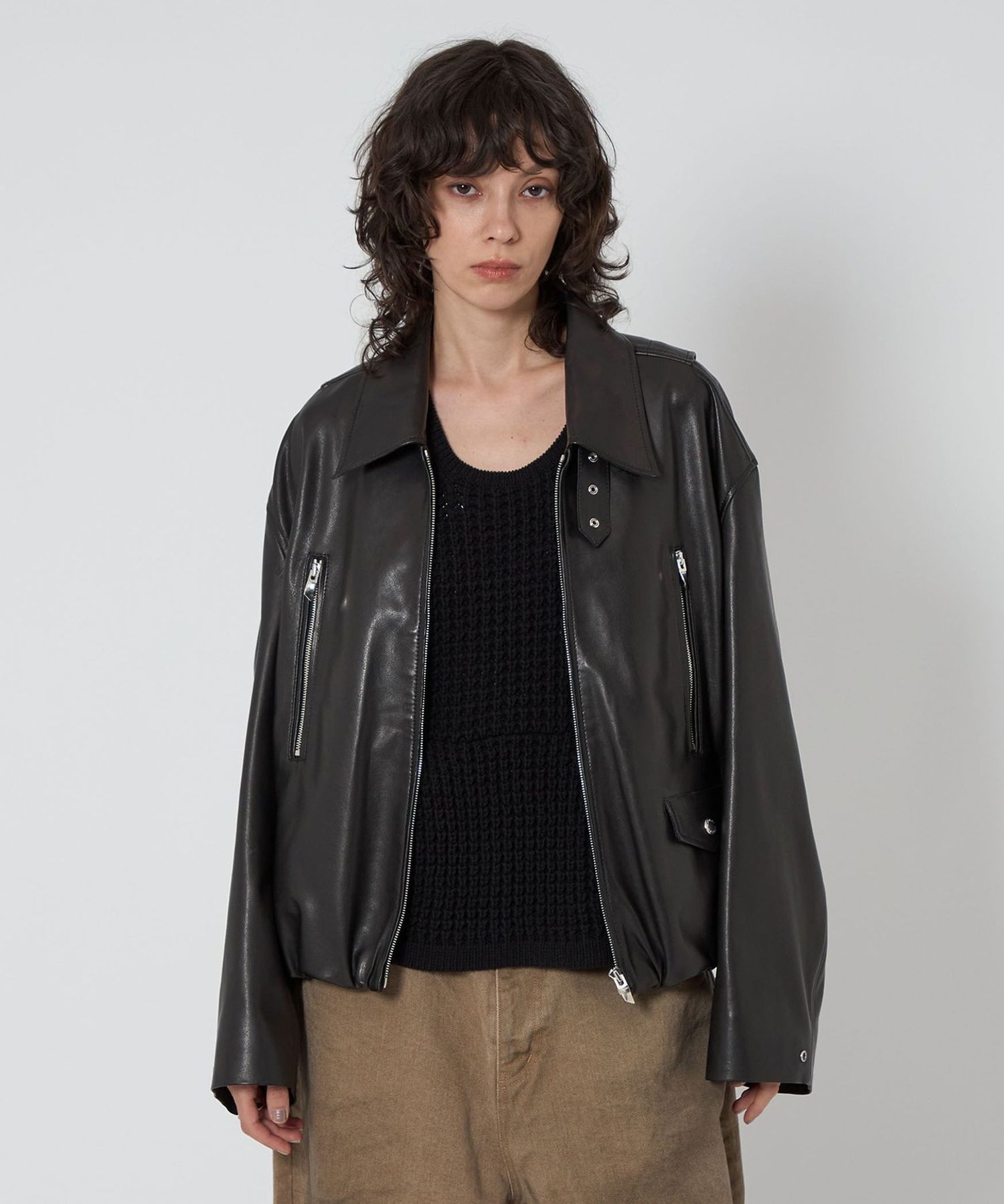 united arrows ラムレザー ジップブルゾン UNITED ARROWS（ユナイテッドアローズ）の「＜UNITED ARROWS