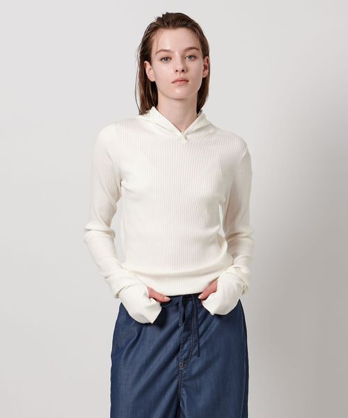 美品✨ASTRAET　ユナイテッドアローズ　リブニット　ボウタイ　ブラウン 美品✨ASTRAET ユナイテッドアローズ リブニット ボウタイ ブラウン