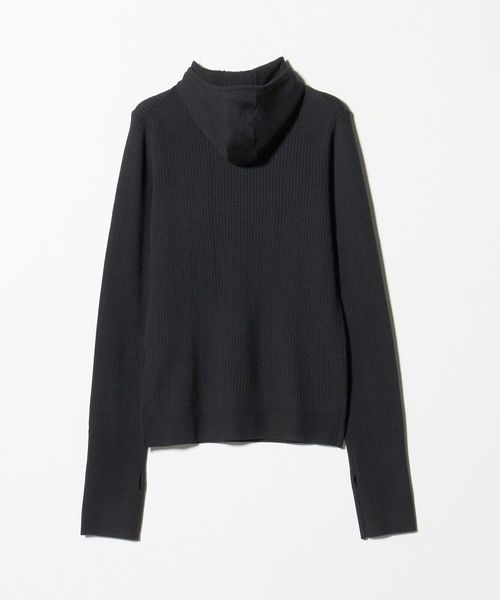 ASTRAET＞フーデッド リブニット