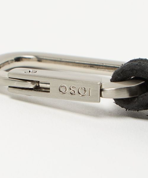 OSOI ロープ キーリング ブラック 別注】＜OSOI＞ロープ キーリング BLACK