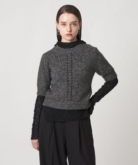 ASTRAET/＜ASTRAET＞3G アイレット ショートスリーブニット/ニット / セーター