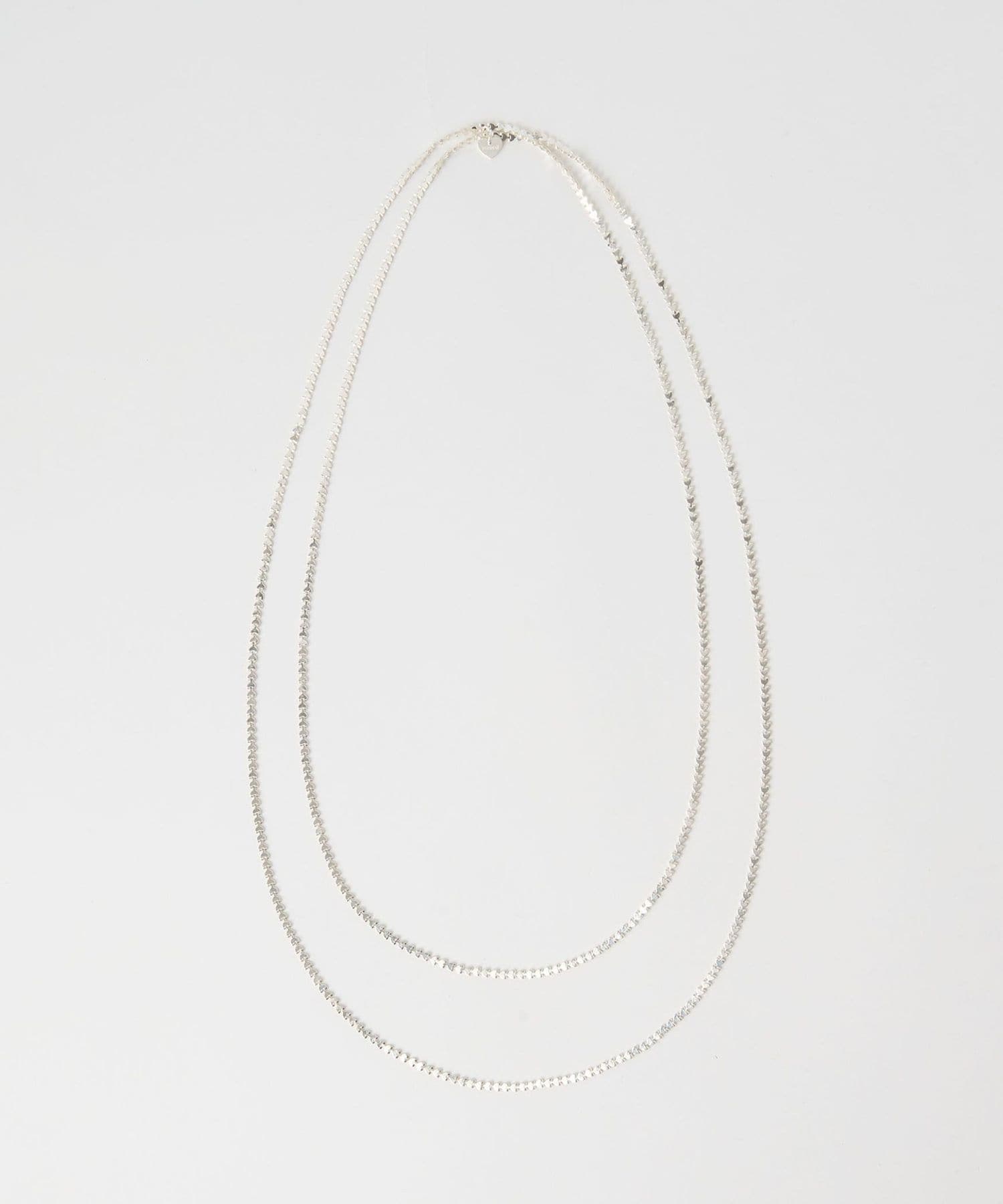 希少　JEN MOOD２way グラスコード ネックレス TEXTURE CLIP CHAIN 3WAY NECKLACE(2JN1096)K10 ネックレス