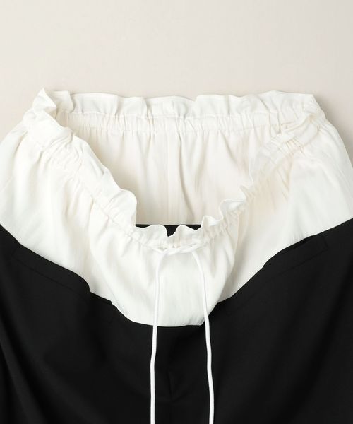 美品 ASTRAET アストラット ヘリンボーン ウエストドロー タイトスカート ASTRAET＞コンビ ウエストドロー タイトスカート