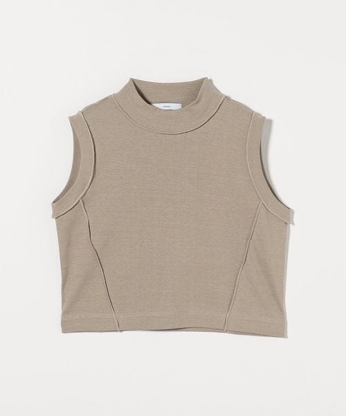 tシャツ 「ASTRAET」コットン ハイネック ノースリーブカットソー レディース ASTRAET＞コットン ハイネック ノースリーブカットソー