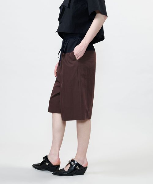 ＜ASTRAET＞ショートパンツ オールイン ワン ASTRAET＞コンビ ワイド ハーフパンツ