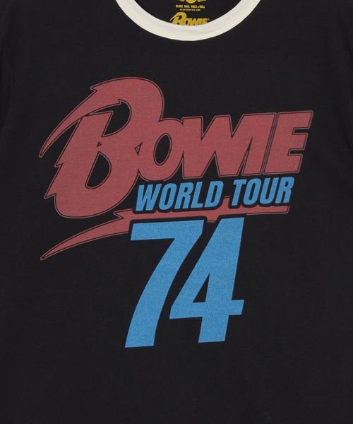 ユナイテッドアローズで購入　人気セレクトBLUESCENTRIC Tシャツ BLUESCENTRIC＞D BOWIE TOUR74 Tシャツ