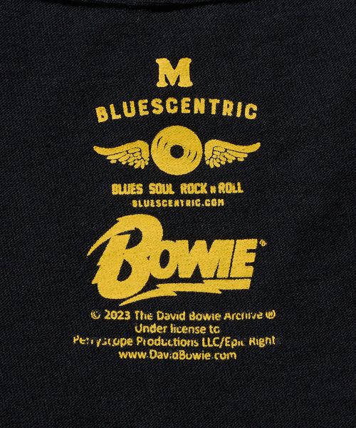 tシャツ 「BLUESCENTRIC」D BOWIE TOUR74 Tシャツ レディース ASTRAET tシャツ 「BLUESCENTRIC」D BOWIE TOUR74 Tシャツ