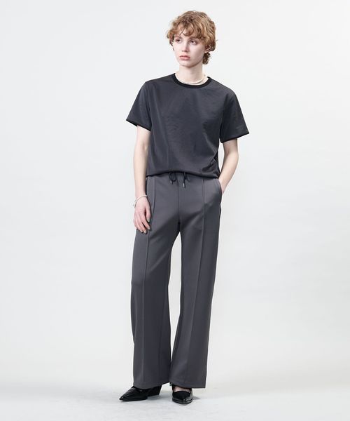 tシャツ レイヤーシフォンT レディース ASTRAET＞テンジクxシフォン レイヤード Tシャツ