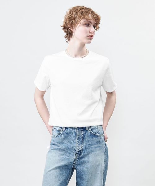 ASTRAET/＜ASTRAET＞テンジクxシフォン レイヤード Tシャツ/Tシャツ / カットソー