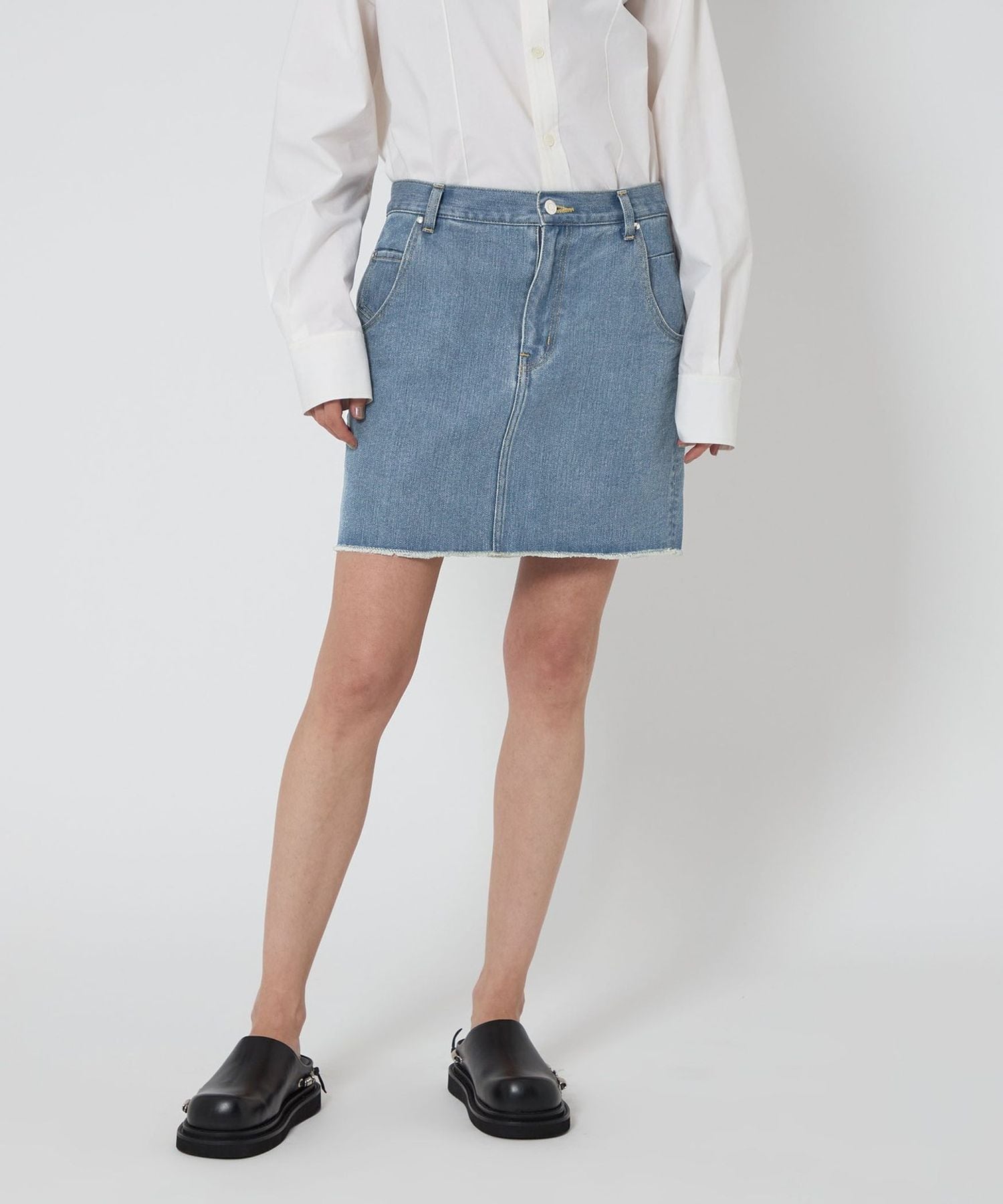 【LT.BLUE】<ASTRAET>5ポケット デニム ミニスカート ASTRAET＞5ポケット デニム ミニスカート