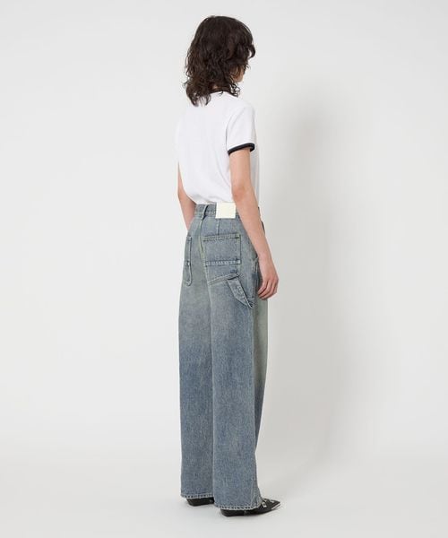 ASTRET パンツ ASTRAET＞ストライプ ソクショウ イージーワイドパンツ②