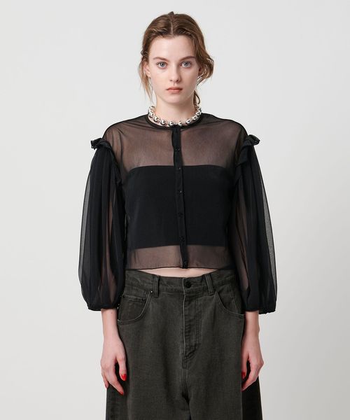 ASTRAET アストラットフライス フリルTシャツ† アストラットASTRAETフライスフリルTシャツ金子綾ユナイテッド