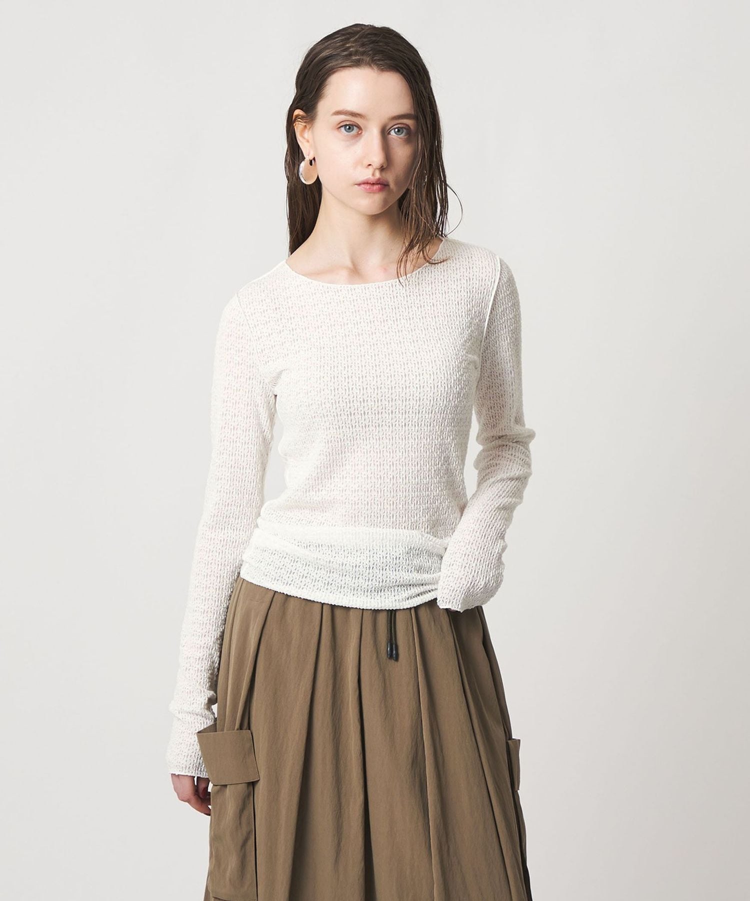 ＜ASTRAET＞ レース クルーネックTシャツ ASTRAET レース クルーネックT - メルカリ