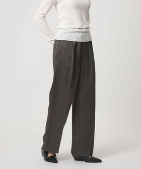 ASTRAET/＜ASTRAET＞アセテート サテン ソクショウワイドパンツ/イージーパンツ