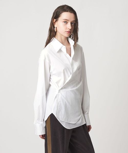 ASTRAET/＜ASTRAET＞カシュクール レギュラーカラーシャツ/シャツ / ブラウス