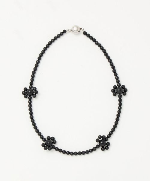 in mood/＜in mood＞ONYX FLOWER ネックレス/ネックレス