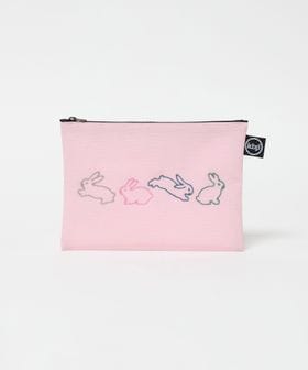 ASTRAET/＜kitty bunny pony＞BouncingBunniespink ポーチ Mサイズ/ポーチ